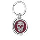 thumbnail image 1 of Flores huesos Mexico dia de muertos Rotating keychain Metal Keyring Holder, 1 of 2