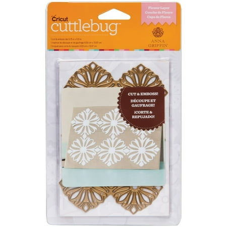 Kit Provo Craft (Cuttlebug A2 Cut & Emboss Die By Anna Griffin-Flower Layer, A2 Cuttlebug Die Flower Cut Dies Cricut and GriffinFlower Emboss Layer Anna By Provo Craft Ship from)