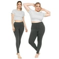 thumbnail image 2 of Stretch Is Comfort Women's and Plus Size High Rise Ankle Legging | Adult Small - 5x, 2 of 6