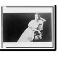 thumbnail image 2 of Historic Framed Print, [Isadora Duncan, full-length portrait, reclining in chair, facing slightly left], 17-7/8" x 21-7/8", 2 of 9
