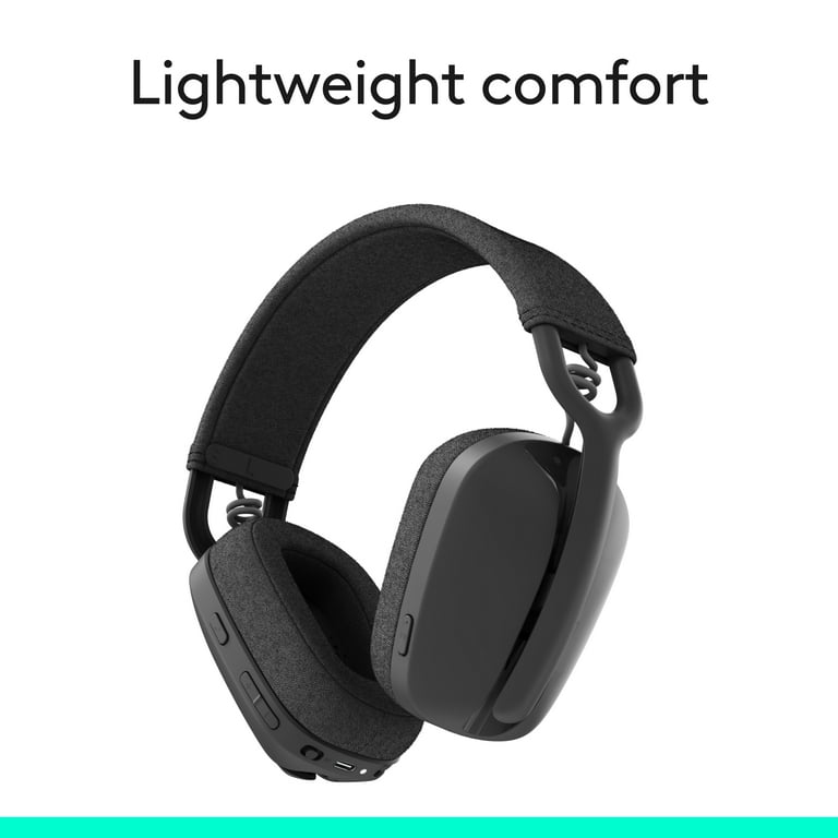 Logitech Zone Vibe 100 Over Ear Wireless Headset, Noise Cancelling