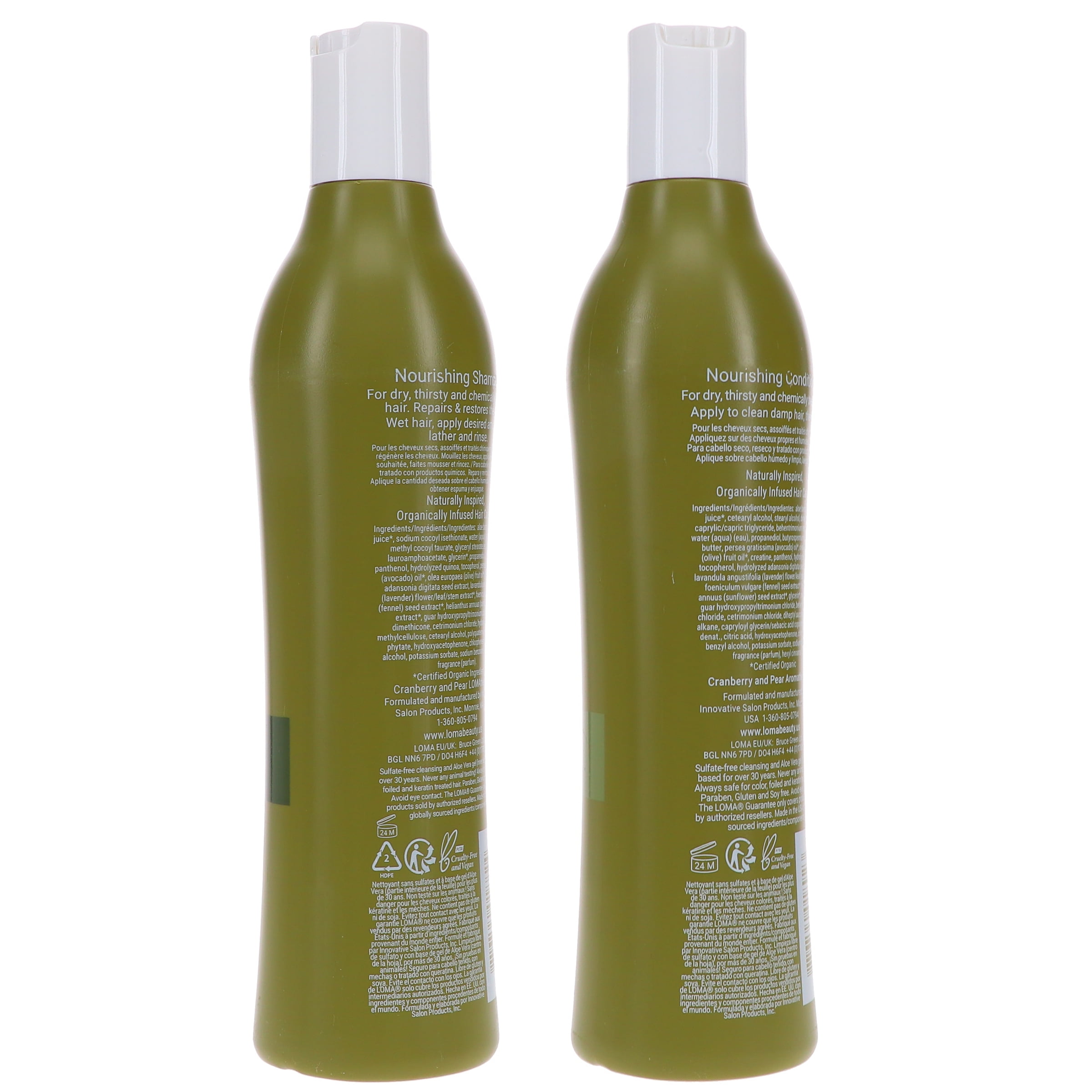 Loma Nourishing Shampoo 12 oz & Nourishing Conditioner 12 oz Combo Pack