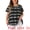 Black, variant on Women's Plus Pleated Front Casual Blouse 1X Blue