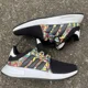 thumbnail image 2 of Ad-id-as Originals Black Running Shoes Multi Colors Sneakers Size 4 ART EE7096, 2 of 6