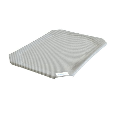 UPC: 0799870458973 | The Original Coolaroo Elevated Pet Dog Bed Replacement Cover  Large  Gray