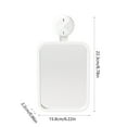 thumbnail image 3 of BiFandian Wall Mounted Shower Mirror with Suction Cup, Locker Mirror Cosmetic Mirror Bath Mirror Vanity Mirror Makeup Mirror for Wall, Easy to Install and Remove, 3 of 6