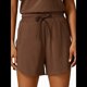 thumbnail image 1 of Pantalones Cortos Deportivos con Cordón para Mujer, de Cintura Alta, para Hacer Ejercicio en Verano, con Bolsillos. Sepia M, 1 of 7