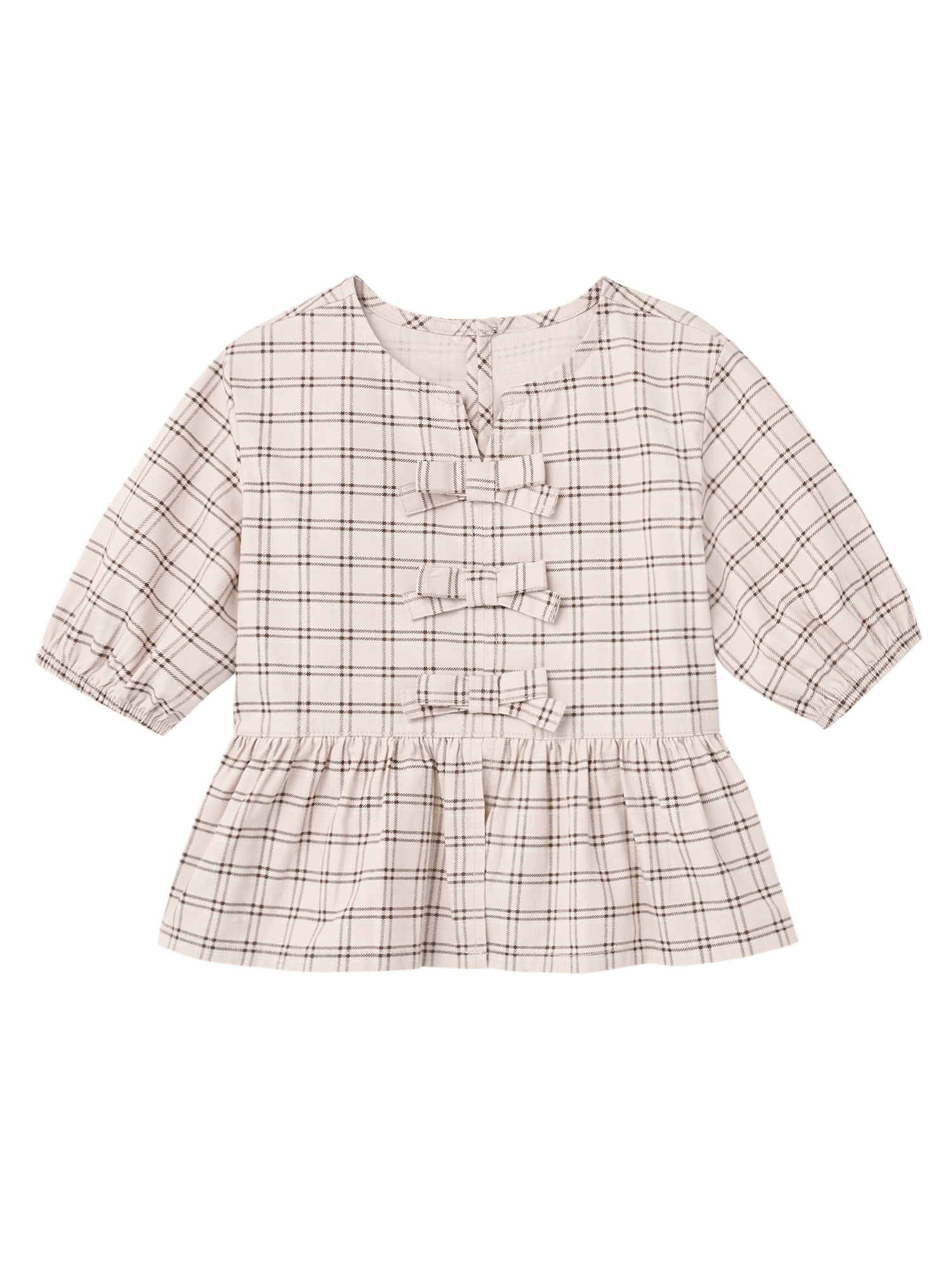 Modern Moments by Gerber Toddler Girl Bow Front Top and Pant Set, 2-Piece, Sizes 12 Months - 5T
