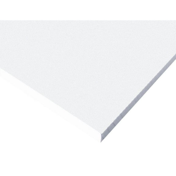 Taco Marine P10-5048WHA54 Polymer Sheets, 54"W X 48"L X 1/2" Thk., White