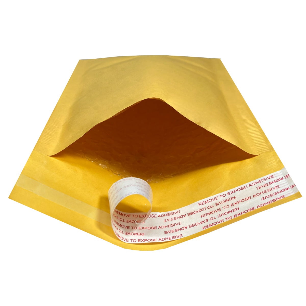 StarBoxes 250 Kraft Bubble Mailers 5x10" #00 Self-Seal Padded Envelopes