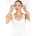 thumbnail image 4 of Jumpsuit corto con bolsillos Roman Fashion/Juvenil, 3682 (Blanco) blanco M, 4 of 6