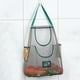 thumbnail image 5 of Bolsa de malla para almacenamiento de alimentos Poaug, bolsa de malla plegable para frutas y verduras, bolsa de compras reutilizable, bolsa de almacenamiento reciclable con bolsillos laterales en, 5 of 8