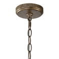 thumbnail image 5 of Uttermost Valka 6 Light Crystal Chandelier in Silver Swedish Iron, 5 of 6