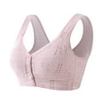 thumbnail image 4 of Patlollav Womens Bras,Womens Comfortable Adjustable Front Open Buckle Plus Size Breathable Bra Underwear, 4 of 5