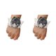 thumbnail image 2 of Ramillete de muñeca Kearding rosa satinada hecho a mano N19 gris oscuro 2Conjunto, 2 of 6