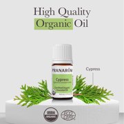 Pranarom Cypress Essential Oil 5ml - Certified Organic, 100% Pure for Relaxation & Diffusing Therapy