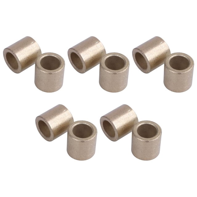 10 Piezas de Casquillo de Cojinete de Buje de Bronce Sinterizado Sumergido En Aceite 8X12X12mm