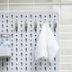 thumbnail image 5 of 24Pcs Hooks J Shape Hook Peg Board Tool Organizer Accessories, White, 5 of 5