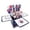 A, variant on 250th Anniversary Patriotic Pop Up Card, Paper American Independence 1776-2026 Commemorative 250 Year USA Greeting Card with Envelope for July 4th Celebrations