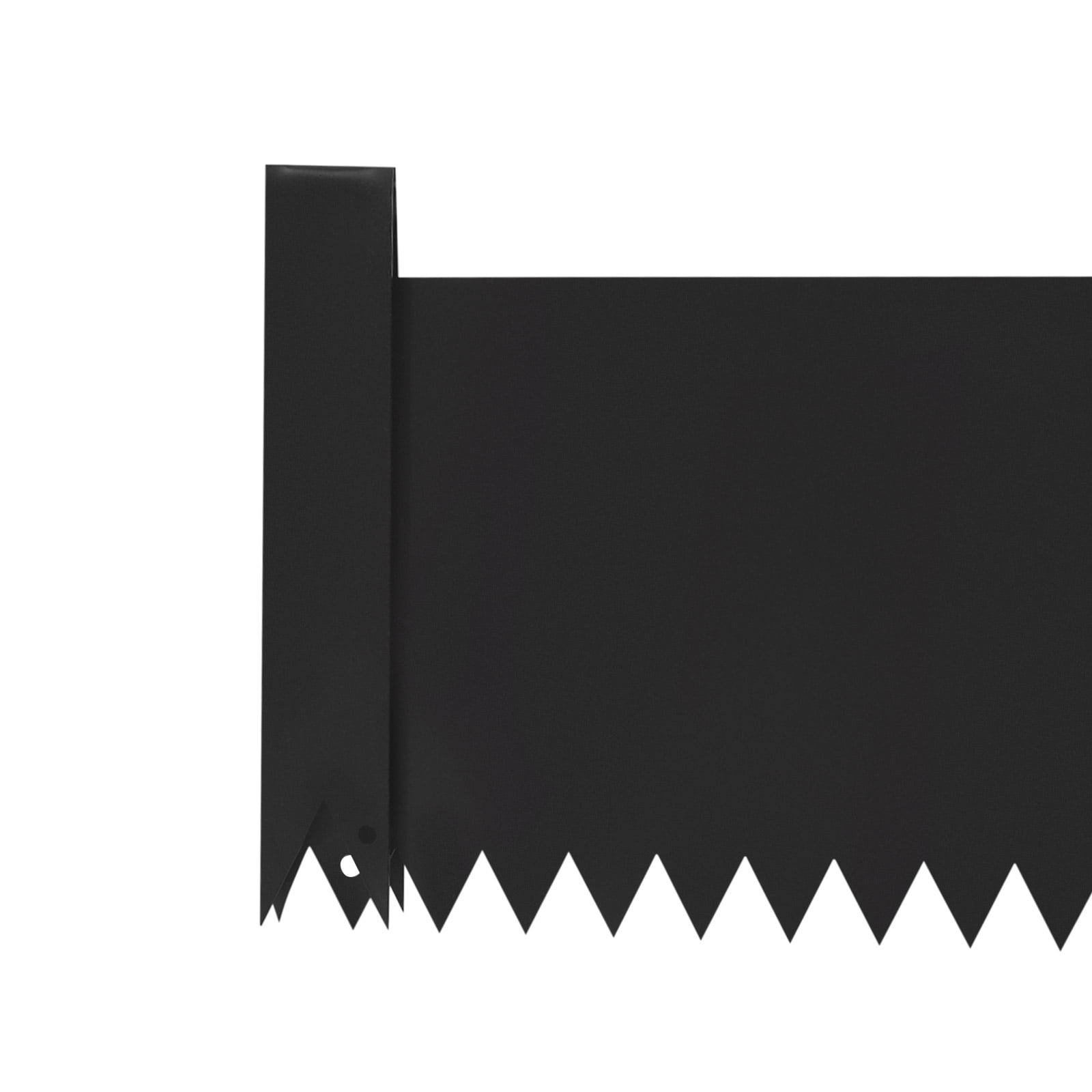 Outdoor Garden Border Edge Backyard Barrier Black Metal Landscape Edging Lawn for Gardens, Paths, Lawns, And Outdoor Patios