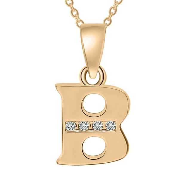 Xihbxyly Collar con Colgante de Cadena con 26 Letras y Nombre En Inglés para Mujer