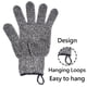 thumbnail image 4 of Guantes exfoliantes Meiyante Bamboo Charcoal, 1 par, 4 of 7