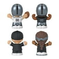 thumbnail image 5 of Fisher-Price Little People NFL Collector Las Vegas Raiders Figure 4-Pack, 5 of 6