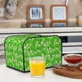 thumbnail image 6 of Lsque Green Cucumber Print 4 Slice Toaster Cover , Kitchen Appliance Dustproof Protector , Toaster Protector Dustproof Kitchen Appliance Cover, 6 of 7