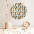 thumbnail image 5 of Yiaed Fruit Pineapples Print Bone China Decorative Plate Ceramic Dinner Plates Art Crafts with Display Stand-10in, 5 of 6