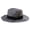 fedora hat, variant on Male Flat Top Hat Ladies Carnivals Party Hat for Teens Casual Winter Autumn Distressed Hat with Decor