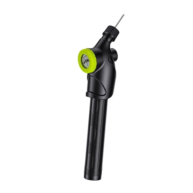 S SERENABLE Pompe à Ballons Accessoires de Gonflage Multiusage Gonfleur Manuel Compact Pompe à Air Pousser et Tirer pour Ballon de Football Basketball Rugby 2,6x22 cm