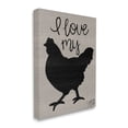 thumbnail image 3 of Stupell Love My Chicken Farmhouse Sign Animals & Insects Painting Gallery Wrapped Canvas Print Wall Art, 3 of 5