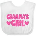 thumbnail image 3 of Inktastic Gramma's Granddaughter Gift Girls Baby Bib, 3 of 4