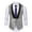 Silver-02, variant on Men's 2-Button Sequin Suit Vest - Casual Formal Shiny Waistcoat for Nightclub Party