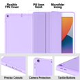 thumbnail image 6 of Case for iPad 10.2 Inch 2021/2020 iPad 9th/8th Generation & 2019 iPad 7th Generation with Pencil Holder, Protective Case with Soft TPU Back, Auto Sleep/Wake Cover, 6 of 7