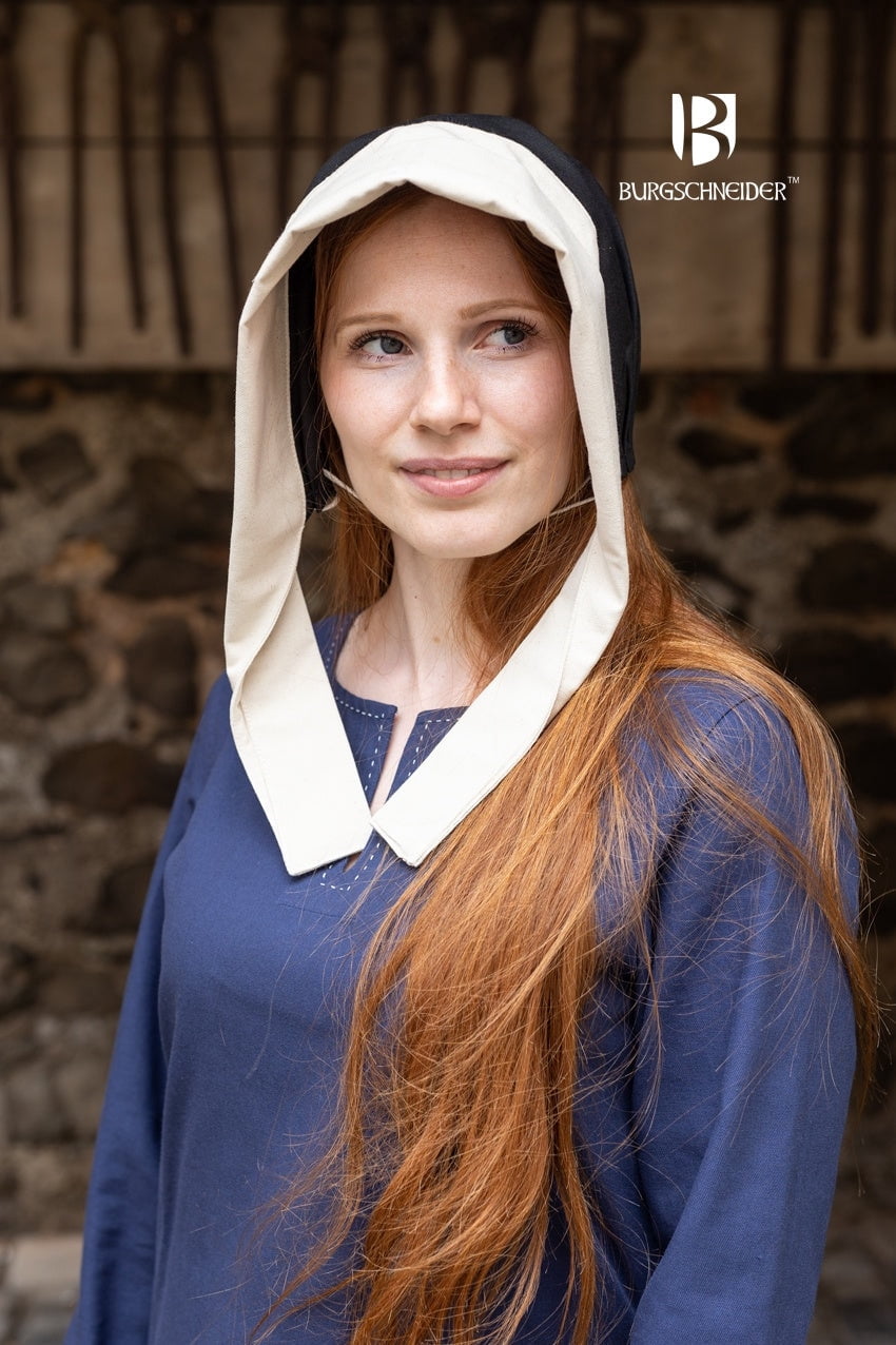 Burgschneider - Bonnet Dagmar Black/Natural (size: Standard )