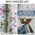 thumbnail image 4 of 6x9 Area Rug, Super Soft Washable Rugs for Living Room, Non-Slip Stain Resistant Vintage Rugs, Ultra-Thin Large Area Rugs, Indigo, 4 of 6
