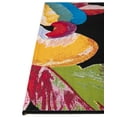 thumbnail image 3 of Unique Loom Outdoor Botanical Collection Area Rug - Floralis (2' x 5' 1" Runner Multi/Black), 3 of 9