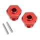 thumbnail image 3 of Bujes de rueda hexagonales, 2 piezas Rueda de aluminio RC Accesorios RC Acoplador hexagonal de rueda de aluminio Elegante y moderno, 3 of 14