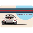 thumbnail image 1 of Placa Metal Vintage Car Pintura Hierro Rectangular Arte Pared Artesanía 40x30cm, 1 of 10