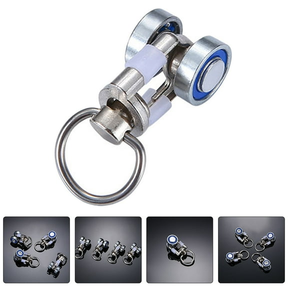 10pcs Curtain Track Rollers Replacement Curtain Trolleys Curtain Track Silent Pulleys Flexible Curtain Mute Glider Slide Rail Pulleys