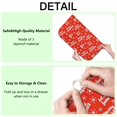 thumbnail image 4 of Red Christmas Text and Snowflake Pattern Dish Drying Mat for Kitchen 1 Pack, Ultra Absorbent Microfiber Dishes Drainer Mats,18x24in(46x61cm), 4 of 4