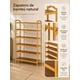 thumbnail image 1 of Zapatera Organizador de Bambu en Plano 6Niveles para Almacenamiento de Zapatos, 68x23x96.5 cm, 1 of 7