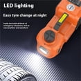 thumbnail image 4 of 12V 5Ton Electric Car Hydraulic Jack With Tire Inflator Pump And LED Flashlight 3 In 1 Lift Jacks With Safe Hammer Tools For Car ,Robust Construction, 4 of 5
