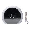 thumbnail image 3 of Reloj Despertador, Sistema De 12/24 Horas Reloj Digital Pantalla De Fecha De Temperatura Con Cable USB Para Trabajadores Para Estudiantes Para Dormitorio Para Hogar Para Oficina, 3 of 8