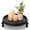 Vintage Black, variant on Aged Bronze Round Metal Decorative Tray, 11.8-inch, Centerpiece for Dining, Entryway and Living Spaces