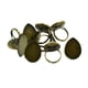 thumbnail image 1 of 10 piezas de joyería de moda Yuyangstore Ajustes de bisel de anillo 25 x 18 mm Bronce, 1 of 8
