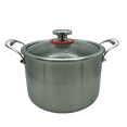 thumbnail image 1 of Targu Pot Hybride : 24cm avec Couvercle en Verre / BC-HW24SPG, 1 of 5