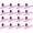 Pink, variant on Plastic Bag Sealing Clip with Strong Grip, Food Storage Sealer Clamp for Snacks, Chips, Bread and Kitchen Organization