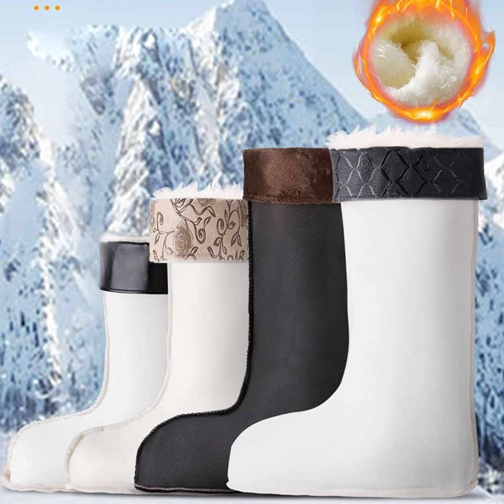 HiyyFloy Doublures De Bottes En Peluche - 38 Cm, Chaussettes Thermiques, Inserts Pour Bottes De Pluie Ou D'hiver - 9